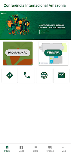 Android application Conferência da Amazonia screenshort