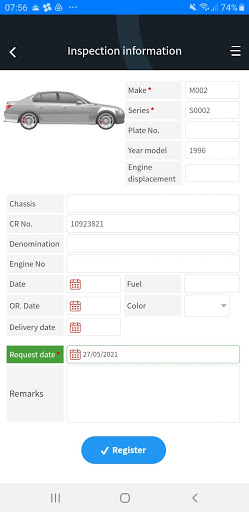 Android application Global Warranty Platform(Phl) screenshort