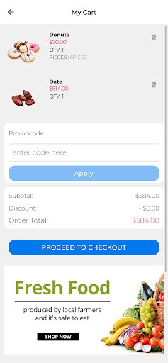 Freshi Store Screen 3