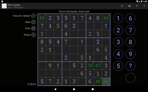 Web clearance sudoku easy