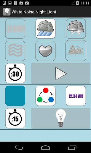 Screenshot of White Noise Night Light