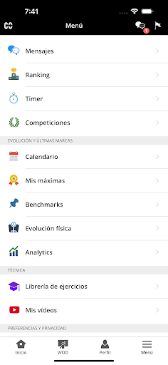 Android application BeCourage screenshort