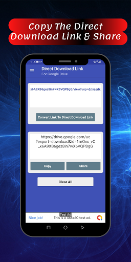 Direct Download Link Generator Screen 2