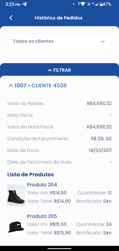 Força de Vendas - e-Gestão