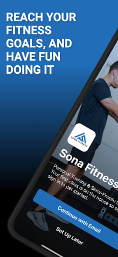 Android application Sona Fitness screenshort