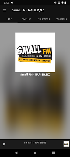 Small FM - NAPIER,NZ Screen 2