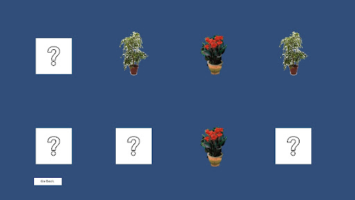 Plants Pair Matching Game Screen 3