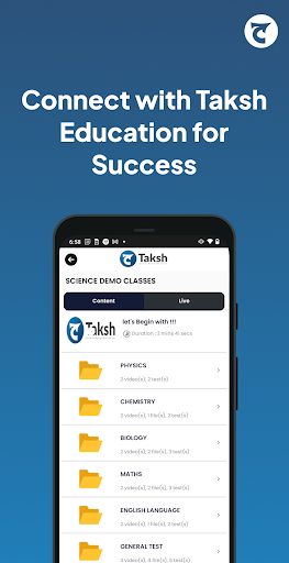 Taksh Education Screen 3