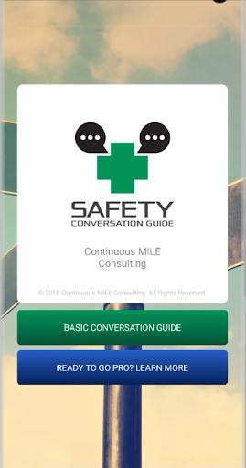 Android application Safety Conversation Guide screenshort