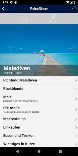 My Kuoni Screen 2