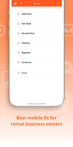 Android application Rental Business Management App screenshort
