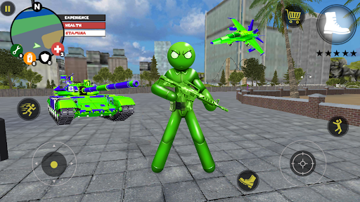 Army Men Toy Stickman Squad Survival War Shooting