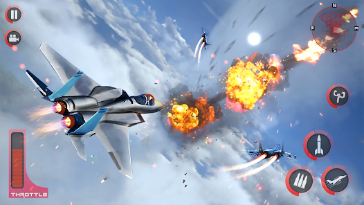 Critical Air Strike: Air Combat Plane Simulator v1.20 (Unlocked) Gallery 1