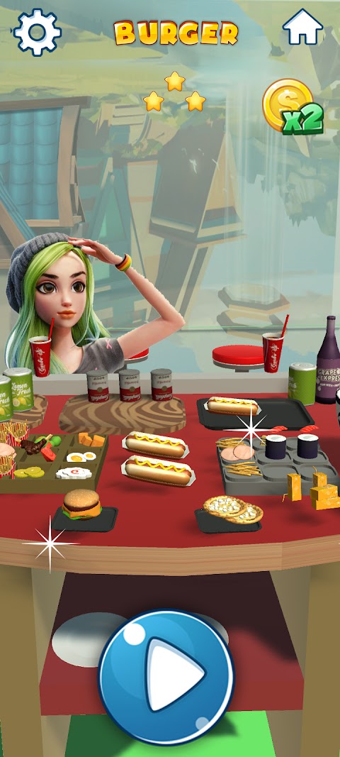 Burger Shop Chef Cooking Gameのおすすめ画像1
