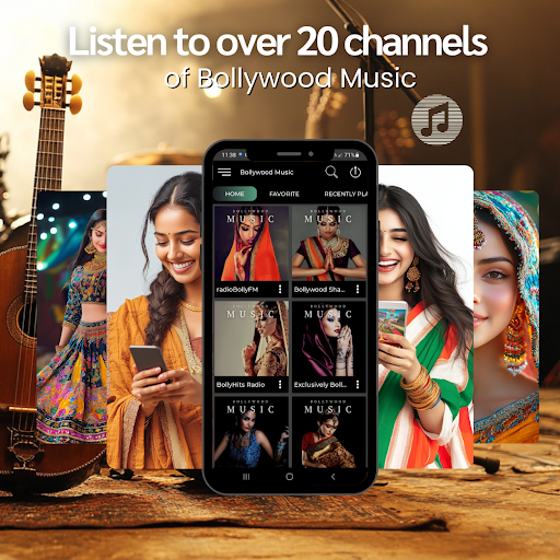 Screenshot of Bollywood Music Radio