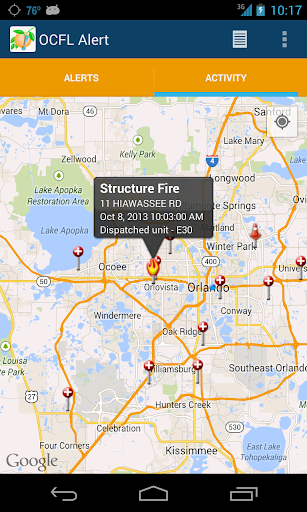 OCFL Alert Screen 3