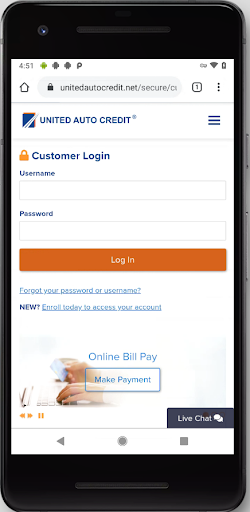 Android application UACC Connect screenshort