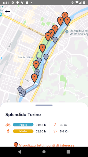 Android application CityAROUND screenshort