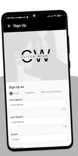 Click&wear Screen 3
