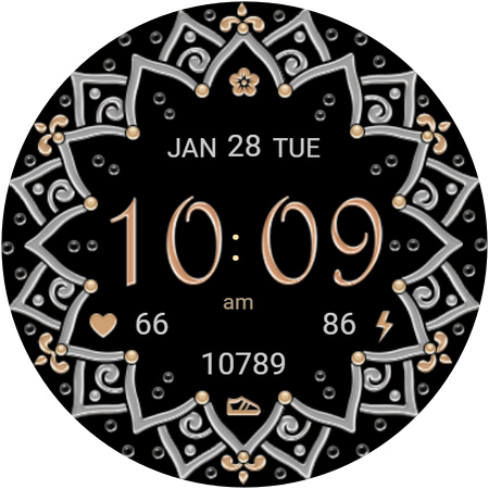 Jasmine Digital Watch Face screenshot 14