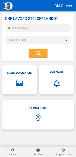 Android application MyOrienta screenshort