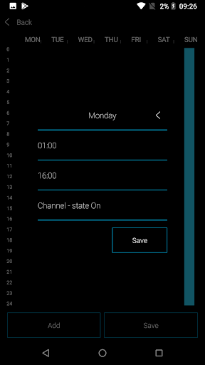 iNELS Home NFC Setter Screen 3
