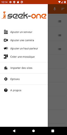 Android application Seek one screenshort