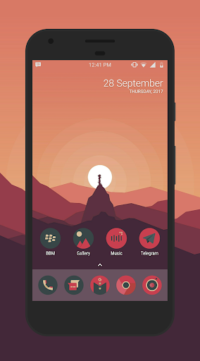 Sagon Circle: Dark Icon Pack - Personalization - apps