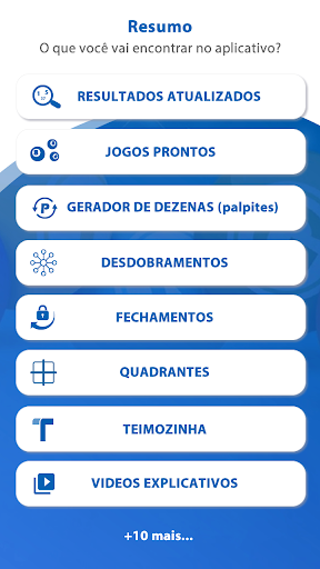 Sena Facil Loterias Gerador Dz Screen 2