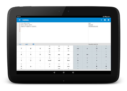 CalcNote Pro - Math Calculator Screenshot