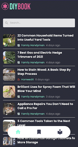 Android application DIYBook - Home Improvement screenshort