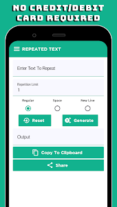 Text Repeater - Duplicate Text