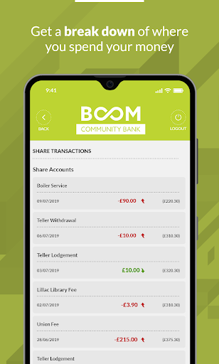 BOOM Community Bank Screen 3