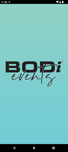 Android application BODi Events screenshort