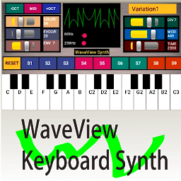 Kuvake-kuva Wave View Keyboard Synth