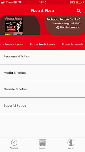 Pizza & Pizza Delivery Screen 2