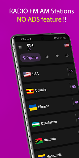Radio App for Andriod: FM & AM Screenshot 2 - AppWisp.com