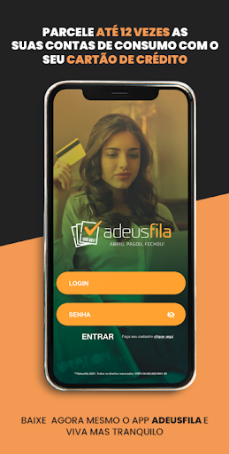 Android application adeusfila screenshort