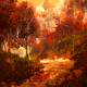 Autumn Forest Path Live Wallpaper