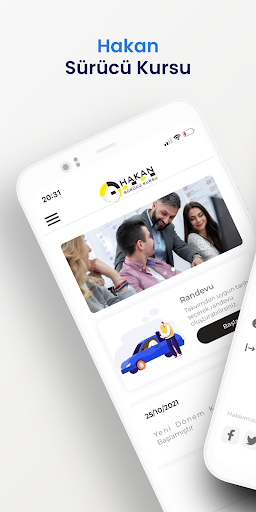 Android application Hakan Sürücü Kursu screenshort