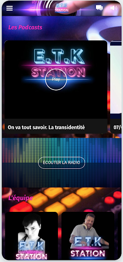 Android application ETK Station screenshort
