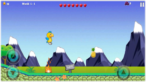 Android application Parrot Adventure - Jungle Run screenshort