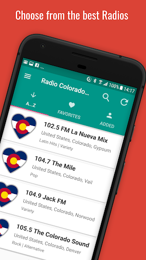 Android application Colorado Radio Stations screenshort