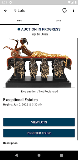 Blackwell Auctions Screen 2