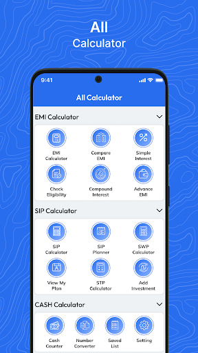 Android application Financial Calculator screenshort