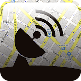 GPS satellite navigation icon