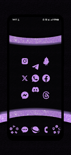 Screenshot of Diamond Glitter Icons