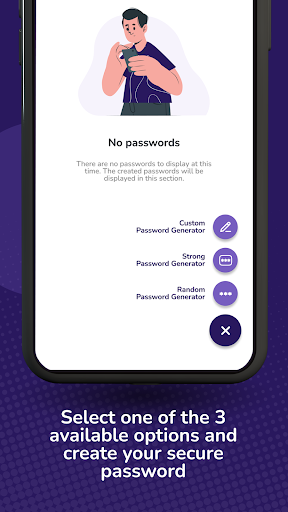 Password Generator & Manager Screen 2