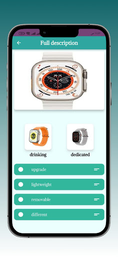 Android application t900 ultra smart watch Guide screenshort