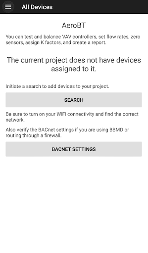 Android application AeroBT screenshort